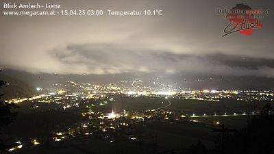 Webcam Amlach mit Blick aufs Zettersfeld -GleitschirmTandemflug